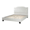 1502202669923073af7b3.jpeg Full Size Bed, Tufted Curved, White Faux Leather Upholstered Pine Wood