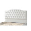 1502202669923076993df.jpeg Full Size Bed, Tufted Curved, White Faux Leather Upholstered Pine Wood