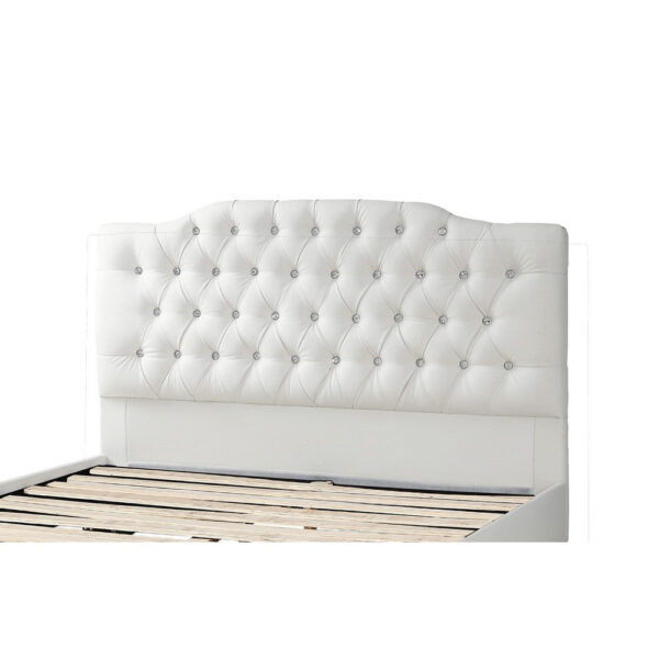 1502202669923076993df.jpeg Full Size Bed, Tufted Curved, White Faux Leather Upholstered Pine Wood