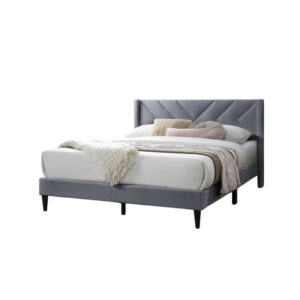 1502202669923081992c9.jpeg Reno Queen Size Bed, Modern X Channel Tufted Gray Velvet Upholstery