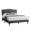 15022026699230f13db04.jpeg Reo Queen Size Bed, Charcoal Gray Burlap Upholstered Curved Headboard