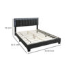 1502202669923165150eb.jpeg Zemo Queen Size Bed, LED Headboard, Charcoal Gray Wool Upholstery