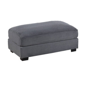 15022026699231a622b71.jpeg Lomi Cocktail Ottoman, Dark Gray Corduroy, Black Legs, 45 x 28 Inch