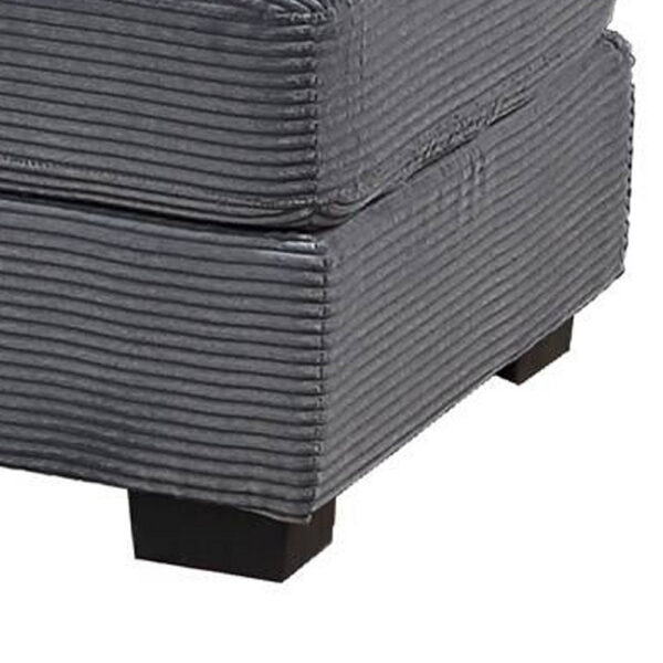 15022026699231adcd125.jpeg Lomi Cocktail Ottoman, Dark Gray Corduroy, Black Legs, 45 x 28 Inch