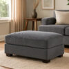 15022026699231b3d66d0.jpeg Lomi Cocktail Ottoman, Dark Gray Corduroy, Black Legs, 45 x 28 Inch