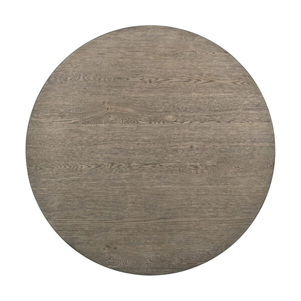 Koe 5pc Counter Height Round Table, Chair Set, White Brown Solid Wood