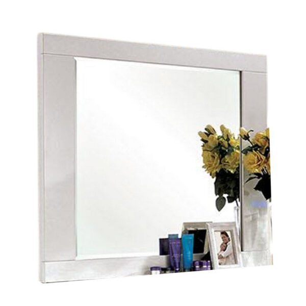 15022026699232256641d.jpeg Gely Dresser Mirror, 46 Inch Glossy White Lacquer, Solid Wood Frame