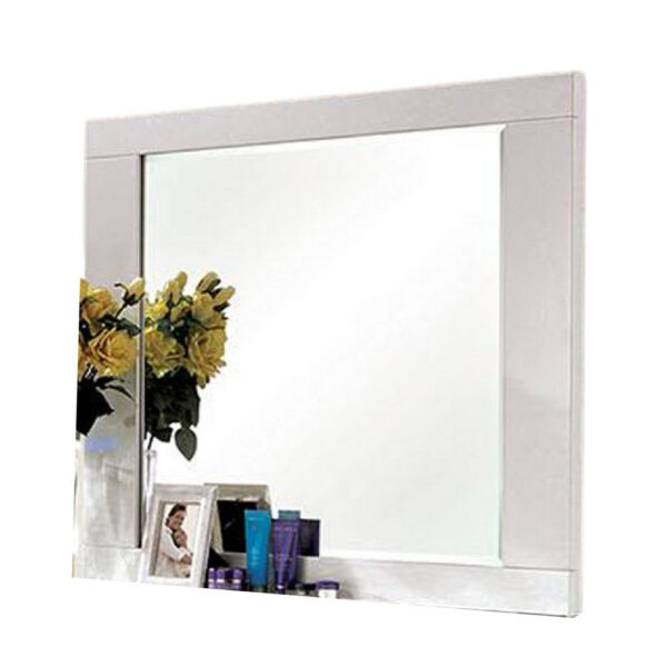15022026699232285a955.jpeg Gely Dresser Mirror, 46 Inch Glossy White Lacquer, Solid Wood Frame