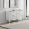 15022026699232547f044.jpeg Tory Wide Dresser, 6 Drawers w Bronze Knobs, Textured White Wood