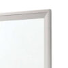 Tory Dresser Mirror, 36 Inch Rectangular, Classic White Solid Wood