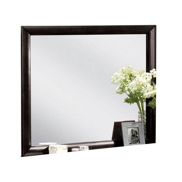 1502202669923352691e3.jpeg Simo Dresser Vanity Mirror, 40 Inch Modern Black Solid Wood Frame