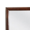 Simo Dresser Vanity Mirror, 40 Inch Dark Cherry Brown Solid Wood
