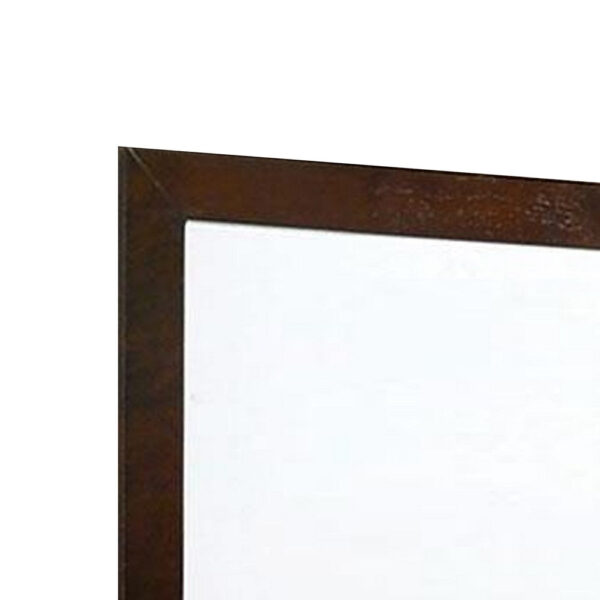 1502202669923446e6a71.jpeg Ryla Dresser Mirror, 38 Inch Square, Dark Cherry Brown Solid Wood
