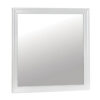 150220266992346514f2c.jpeg Ryla Dresser Vanity Mirror, 38 Inch Square Frame, White Solid Wood
