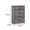15022026699235a4ae2c9.jpeg Bono Tall Dresser Chest, 4 Storage Drawers, Wood Grain Gray Finish