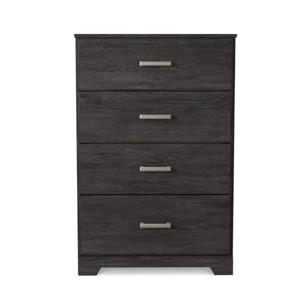 15022026699235c7655c5.jpeg Cyme Tall Dresser Chest, 4 Drawer, Modern Dark Charcoal Brown Laminate
