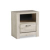 150220266992360441c55.jpeg Simon Nightstand, Drawer and USB, Rustic Gray Laminate Whitewash