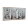Alp Treescape Wall Art, 30x60, Multi-Colored Hand Painted Canvas