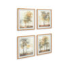 150220266992367fc7c28.jpeg Foryn 4 Piece Wall Art Set, 23x27, Spring Trees Print w Brown Frame