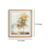 150220266992368ad52d3.jpeg Foryn 4 Piece Wall Art Set, 23x27, Spring Trees Print w Brown Frame