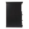 150220266992369329906.jpeg Boli Nightstand, 1 Storage Drawers, 24 Inch, Black Molded Trim Details