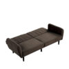 150220266992371ac7cfd.jpeg Arz Fold Out Futon Sofa Bed, Dark Brown, Retro Channel Tufted Back