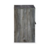 150220266992378387d26.jpeg Bays Nightstand, 1 Drawer USB Port, Modern Rustic Laminate Smoky Gray
