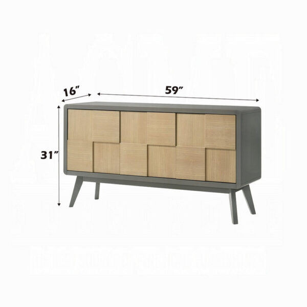 15022026699238477c007.jpeg Yodo Sideboard Buffet Console, 59 Inch, Brown Geometric Front Design