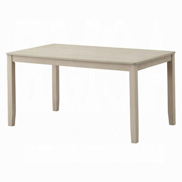 15022026699238bb5c1e0.jpeg Feri Dining Table, 59 Inch, Rectangular Top, Antique Bone White Finish