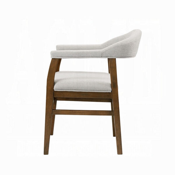 1502202669923974e051c.jpeg Dari Side Dining Chair Set of 2, Gray Fabric, Dark Walnut Brown Wood