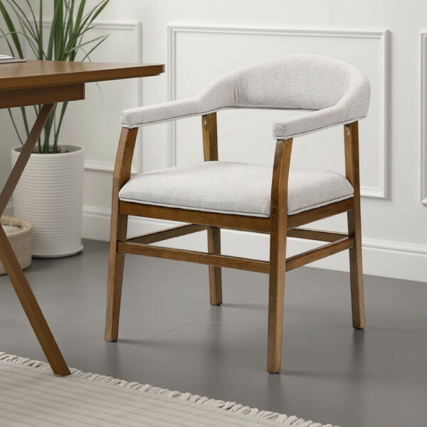 1502202669923978695b6.jpeg Dari Side Dining Chair Set of 2, Gray Fabric, Dark Walnut Brown Wood