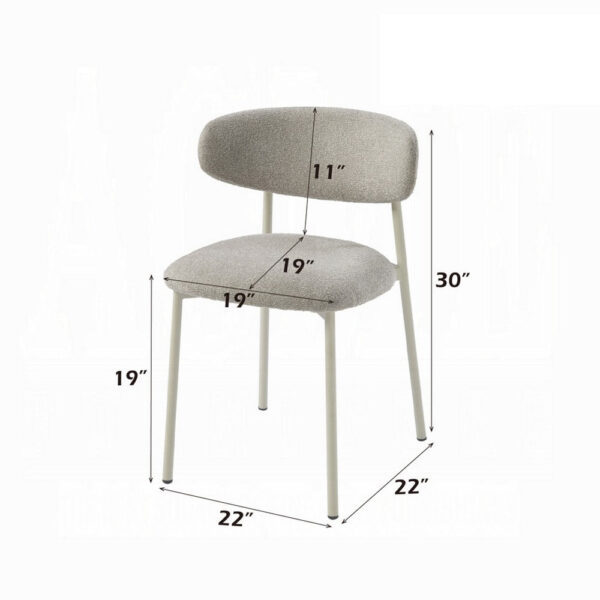 15022026699239814f888.jpeg Sinra Side Dining Chair Set of 2, Light Gray Fabric, White Metal Frame