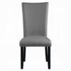 15022026699239f18aedb.jpeg Aline Side Dining Chair Set of 2, Gray Faux Leather, Nailhead Trim
