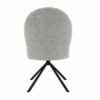 1502202669923a2dc0f13.jpeg Veton Swivel Side Dining Chair Set of 2, Gray Boucle, Black Metal Base