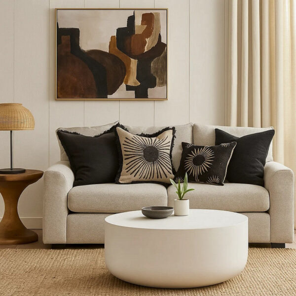 1502202669923a47818c0.jpeg Utan Coffee Table, Modern Natural White Cement Frame, Round 31 Inch