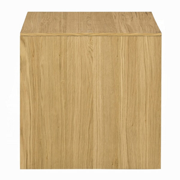 1502202669923aa651e5b.jpeg Arnold Side End Table, Natural Brown Wood Frame, Square 24 Inch Top