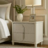 1502202669923ab46c02f.jpeg Veda Nightstand, Elegant Pearl White Wood, 2 Modern Drawers, 30 Inch
