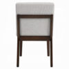 1502202669923af36af47.jpeg Eyna Side Dining Chair Set of 2, Soft Gray Linen, Dark Brown Wood