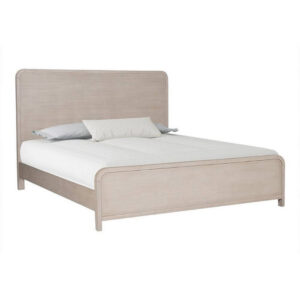 1502202669923dc36116b.jpeg Giva Queen Bed, Rounded Edges, Natural Oak Beige, Solid Rubberwood