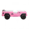 Randy SUV Twin Bed with Lights and Sound Effects, Pink Faux Leather
