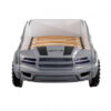 Tonie Truck Twin Bed, Interactive Lights and Sound Effects, Gray ABS