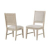 1502202669923eeadb2e3.jpeg Rozie Dining Side Chair Set of 2, Tapered Legs, Light Oak Poplar Wood