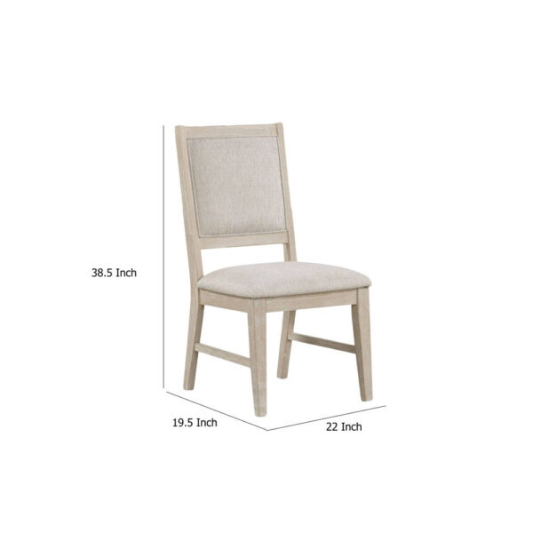 1502202669923ef15c6f8.jpeg Rozie Dining Side Chair Set of 2, Tapered Legs, Light Oak Poplar Wood