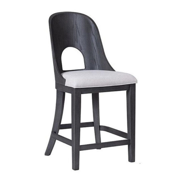 1502202669923f5b904ac.jpeg Zoko Counter Height Chair Set of 2, Curved Cut Out Back, Ash Gray Wood