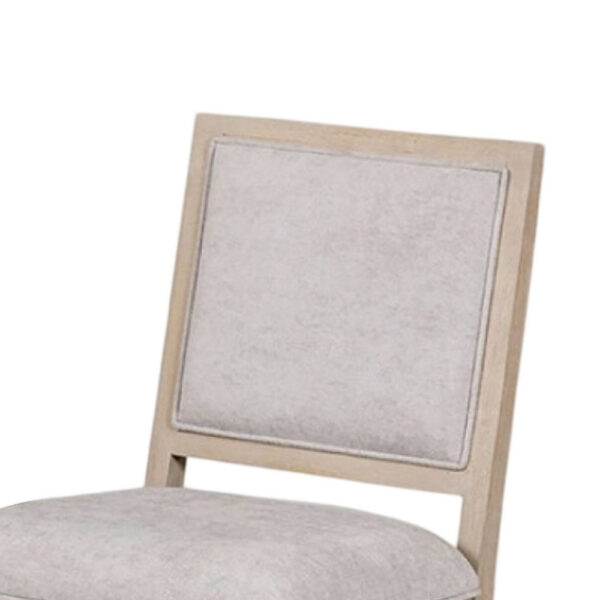 Kizie Dining Side Chair Set of 2, Rustic Panel Design Tawny Brown Wood