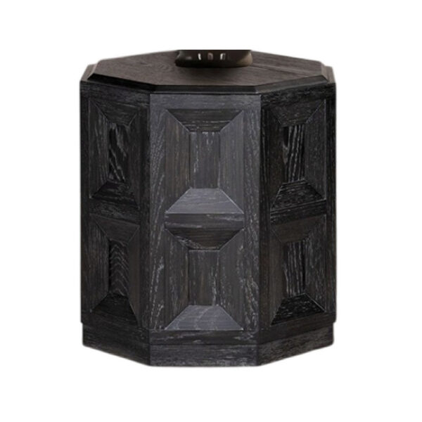 15022026699240147c590.jpeg Kizie Accent Side End Table, Black Rubberwood, Rectangular 20 Inch
