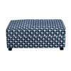 150220266992403d4079c.jpeg Colin Ottoman, Gray Blue White Houndstooth Polyester, 40in Rectangular