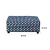 150220266992404257d66.jpeg Colin Ottoman, Gray Blue White Houndstooth Polyester, 40in Rectangular