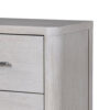 Reham Nightstand, 2 Drawers, USB A-C, White Wash Brown Wood, 27 Inch