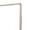 Giva Dresser Mirror, Rounded Edges, Natural Oak Beige Solid Wood 37x40